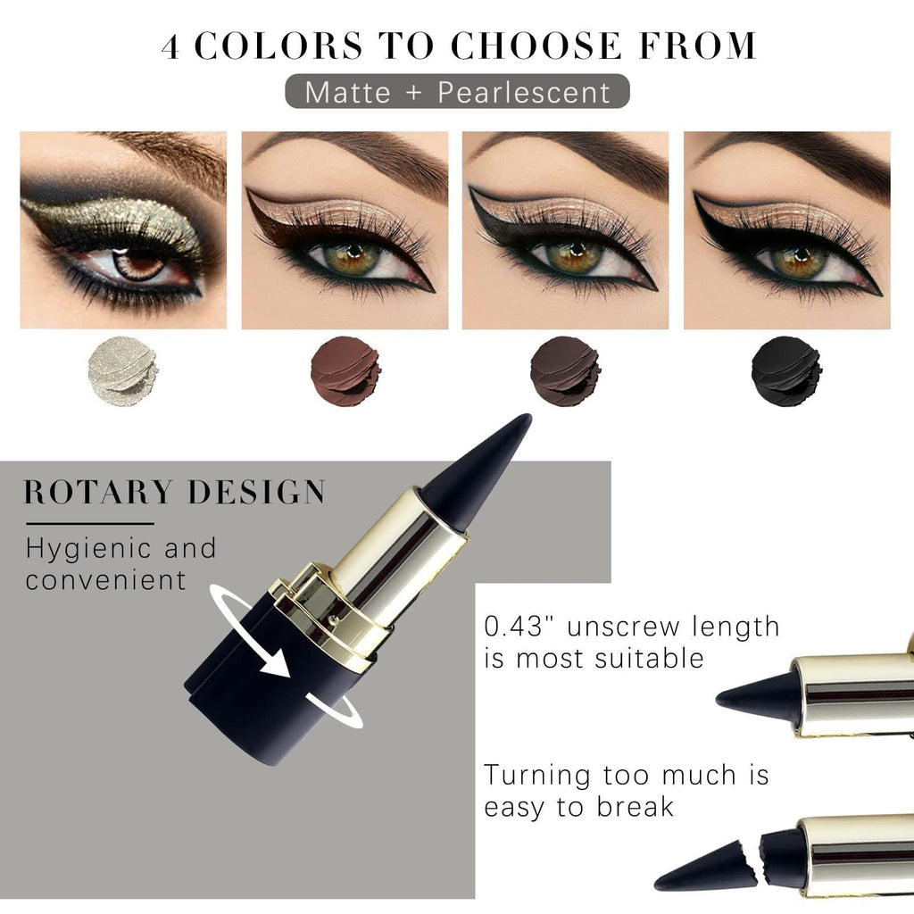 Matte Quick-Dry Eyeliner – Waterproof, Smudge-Proof & Gift-Ready! 💄🎁
